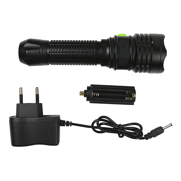 Фонарь тактический трехцветный High Power (в комплекте аккумулятор и сетевое зарядное устройство) в пластиковом кейсе