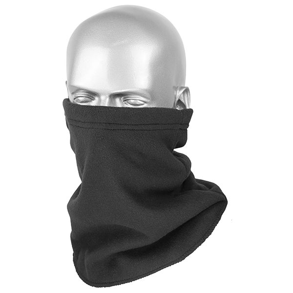 Шарф-бафф флисовый черный