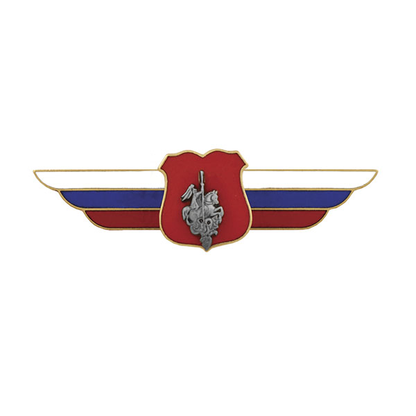 Значок мет. Должностной знак начальника главного управления, управления службы, организации, не входящих в структуру центрального аппарата МО
