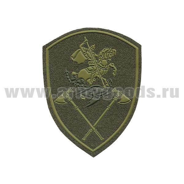 Шеврон пласт Росгвардия Приволжский ВО (Управление) полевой