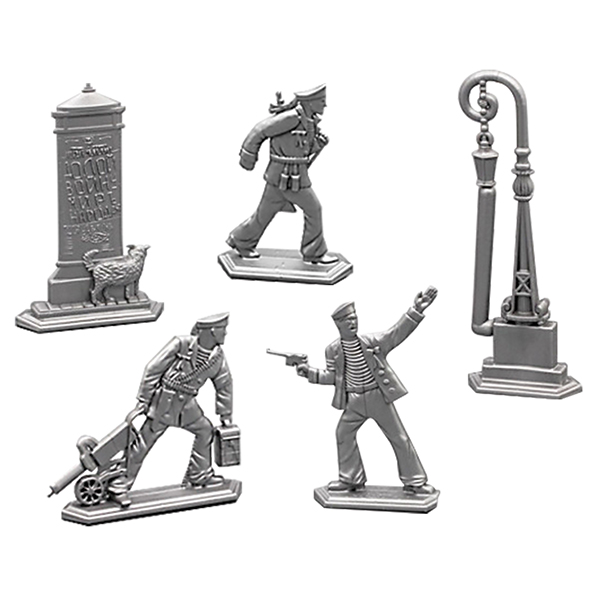 Набор игрушек пластмассовых "Матросы Революции" (№1) (фигуры и антураж Петрограда) АК80023
