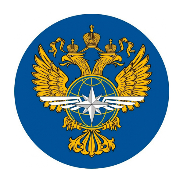 Наклейка круглая (d=10 см) Минтранс