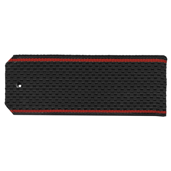 Погоны черн. красн. кант (на пластике)