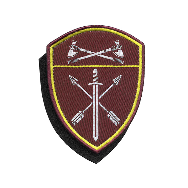 Шеврон тканый Росгвардия Приволжский ВО (В/ч оперативного назначения) на липучке