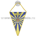 Вымпел шелкография автомобильный на присоске ВВС (с орлом)