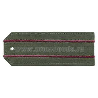 Погоны оливк. (ткань Rip-Stop) с 2 вышит. крапов.  просв. (на костюм офисный) на пластике