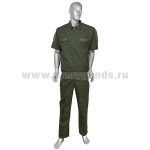 Костюм лет. МО офисный оливковый короткий рукав (ткань Rip-Stop)