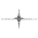 Подвеска Десантный крестик (серебро 925 пробы)