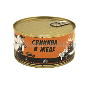 Консервы мясные кусковые Свинина в желе (325 г) до 07.2025 и ранее