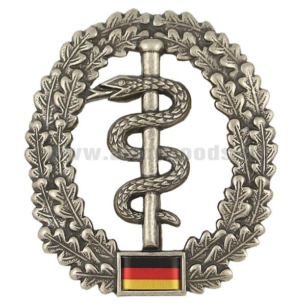 Эмблема на берет мет. Бундесвер Медико-санитарные части