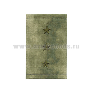 Ф/пог. "мох" (A-TACS FG) вышит. зел. (ст. прапорщик)