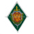 Шеврон вышит. ПС ФСБ (ромб) ст/обр (зел.)