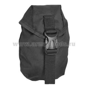 Чехол для фляги (для разгрузочной системы "Тактик") черный (с системой крепления "MOLLE")