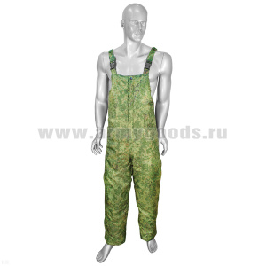 Брюки зимние (полукомбинезон) мод. N "русская цифра" (ткань "оксфорд", утеплитель синтепон 200 гр/м2) р-ры с 42 по 60
