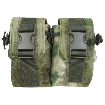 Подсумок для гранаты двойной ("мох" (A-TACS FG) (с системой крепления "MOLLE") 