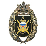 Значок мет. 879 ОДШБ БФ (большая эмблема)