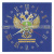 Часы настенные стеклянные ФССП (28x28 см)