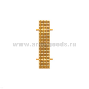 Лычка мет. МВД 10x45 мм зол.