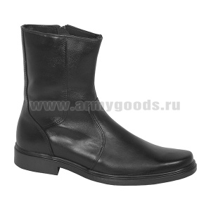 П/с офицерские Штаб (высокие на молнии) нат. кожа (711)