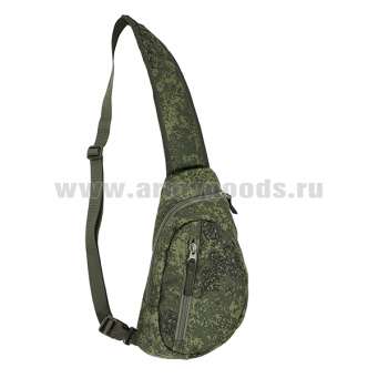 Сумка на грудь ("банан") "русская цифра" (17x9x32 см)