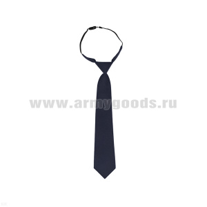 Галстук-регат простой иссиня-черн. ФСБ/ПС ФСБ п/ш