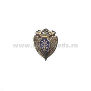 Значок мет. Орел спецсвязи на пимсе (фрачник)