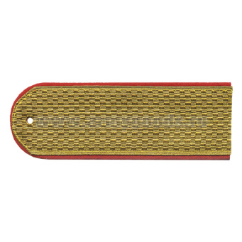 Погоны парад. зол. мет. Полиция  красн. кант