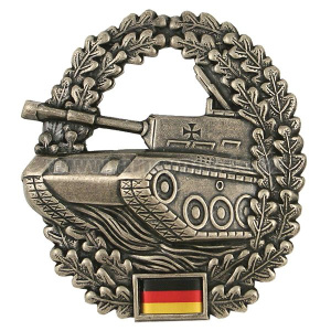 Эмблема на берет мет. Бундесвер Танковые войска