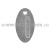 Жетон овал. (нерж. ст.) ВВ МВД РФ