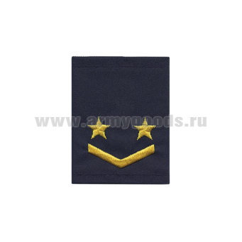 Ф/пог. Метрополитен (синие) вышит. желт. (1 лычка 2 звезды)