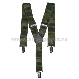 Подтяжки гладкие кмф зел. Милитари