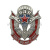 Значок мет. ВДВ 90 лет 1930-2020 (эмблема с флагами)