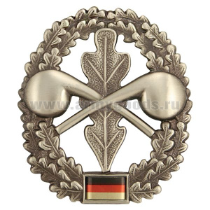 Эмблема на берет мет. Бундесвер Войска РХБЗ