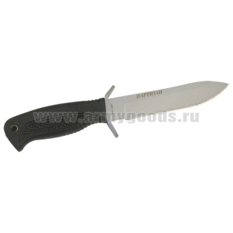 Нож НОКС Партизан (рукоятка резинопластик, клинок антиблик) 24,5 см
