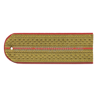 Погоны парад. зол. мет. Полиция 1 красн. пр.