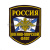Шеврон пластизолевый Россия ВМФ (5-уг. с флагом и орлом)