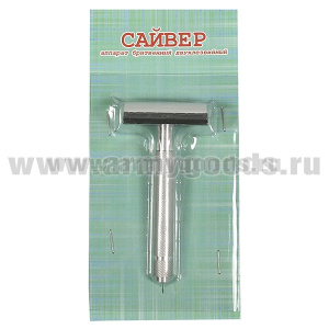 Бритвенный станок двухлезвийный (с мет. ручкой)