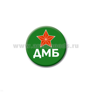 Значок сув. пласт. мал. ДМБ со звездой