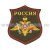 Шеврон вышит. на парад Россия Сухопутные войска (оливковый фон) люрекс
