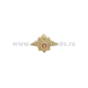 Значок мет. Орел МВД (длина 1,8 см) красн. на пимсе