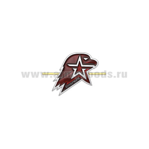 Эмбл. на берет мет. Юнармия (на одних "усах") длина 55 мм