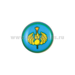 Значок мет. Командование ВДВ (мал., круглый, смола, на пимсе)